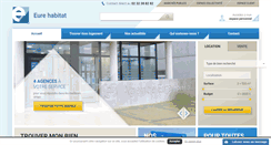 Desktop Screenshot of eure-habitat.fr